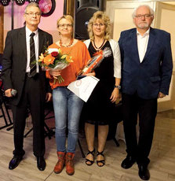Foto: Petra Moser (2.v.l.) erhielt die höchste Auszeichnung des Vereins.