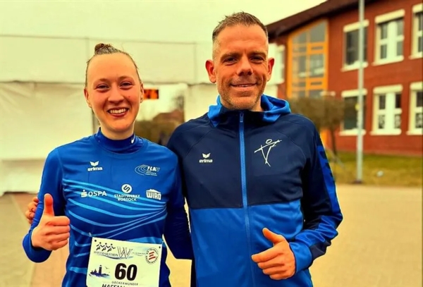 Pia Wendhausen und Stefan Lange sind die Marathon-Meister 2026. Foto: Thomas Krause