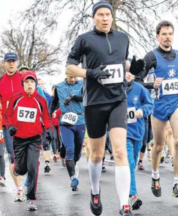 Laufen: Rekordbeteiligung am Haff