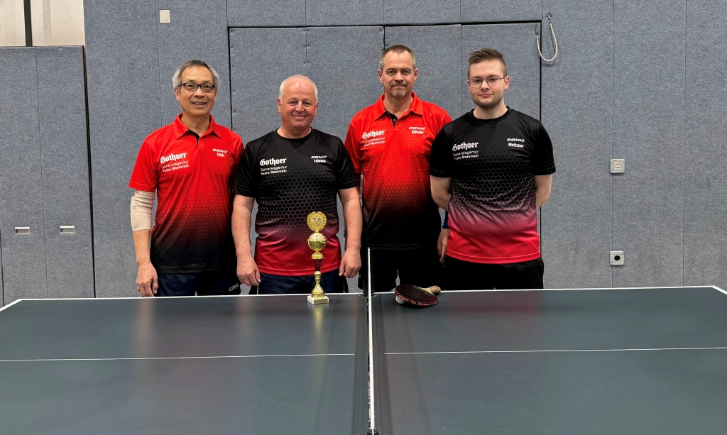 erste Mannschaft der Tischtennisabteilung Foto: ZVG