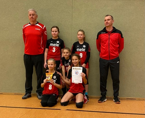 U13 mit Trainer Detlef Rühl (l.) und Trainer Marcus Bielenberg. Foto: ZVG