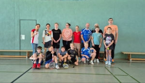 1. Kinder-Eltern-Badmintonturnier