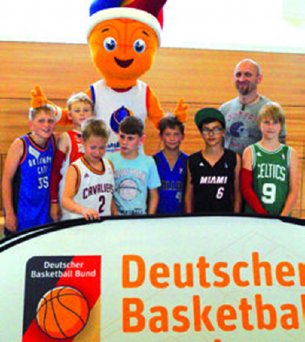 Junge Basketballer aus der Haffstadt in Berlin