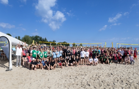 Gut besucht war die 25. Auflage des Beachvolleyballturniers in Ueckermünde. Foto: ZVG