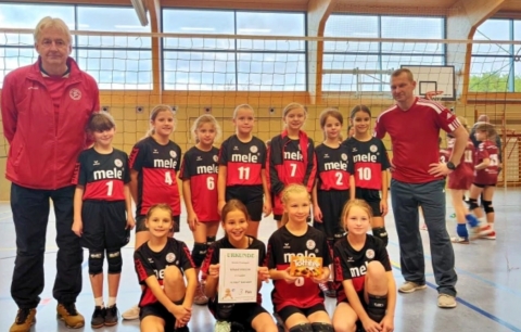 Die U12-Spielerinnen des SV Einheit Ueckermünde freuen sich auf den Landespokal. Foto: ZVG