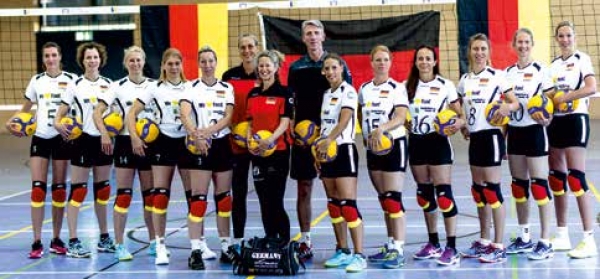 Aktuelles Team der Ü40 Volleyball-Nationalteam