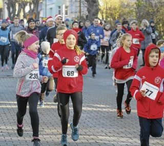 Besonders beliebt war der Ueckermünder Weihnachtslauf auch in diesem Jahr wieder bei den Kindern und Jugendlichen. Foto: C.Johner