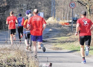 Wirbeln für den Marathon