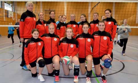 Team der Volleyballfrauen Foto: ZVG