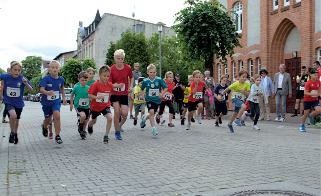 Start der Haffmeile mit Kindern bis 12 Jahre
